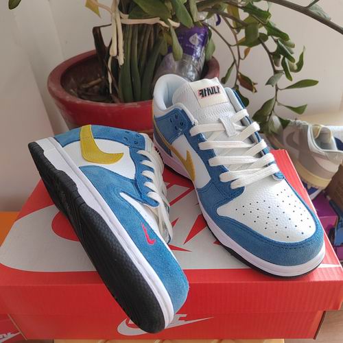 China Cheap Nike Dunk Blue White Shoes Men and Women-124 - Click Image to Close
